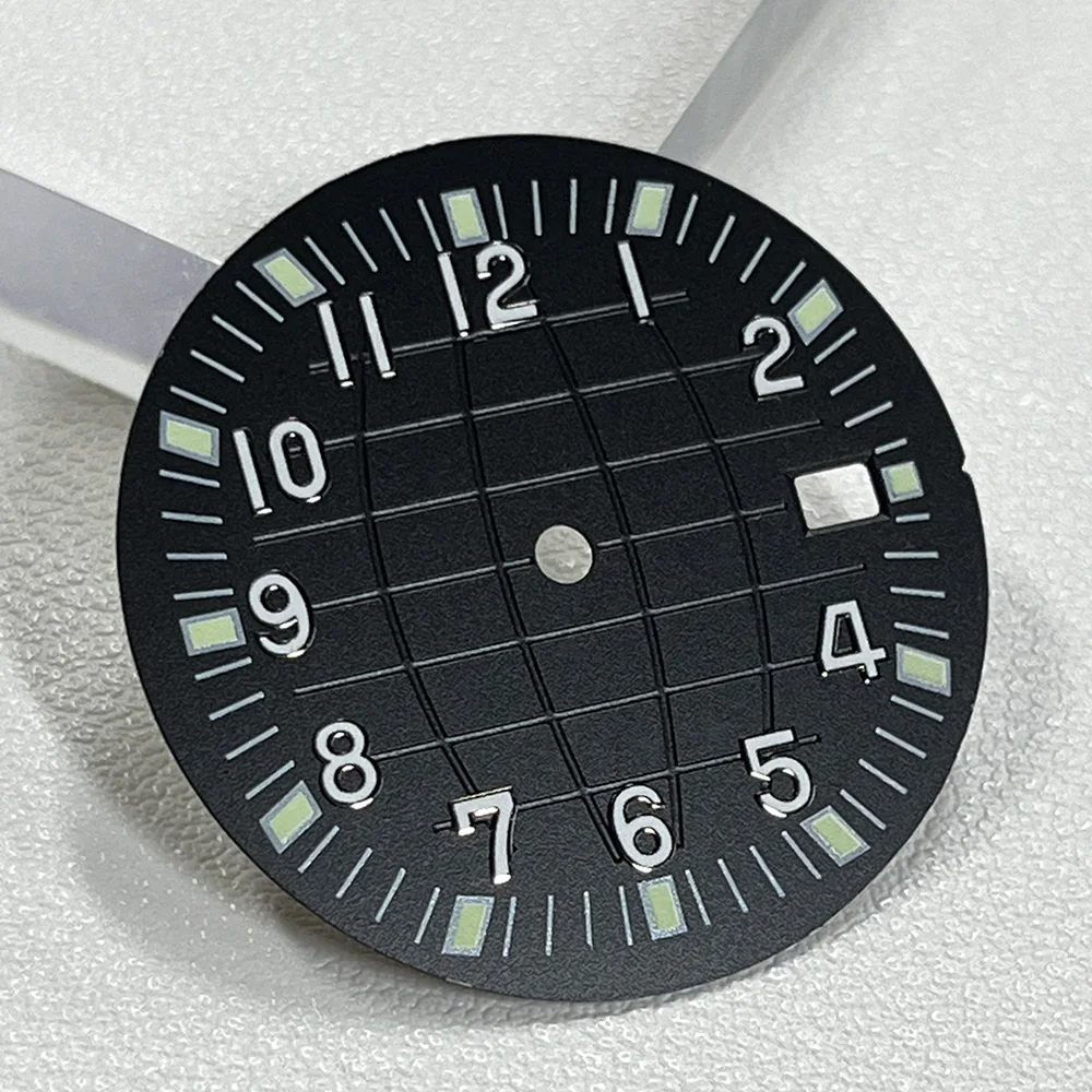 The 31mm Nautilus green luminous dial is suitable for NH35 automatic movement dial watch accessories