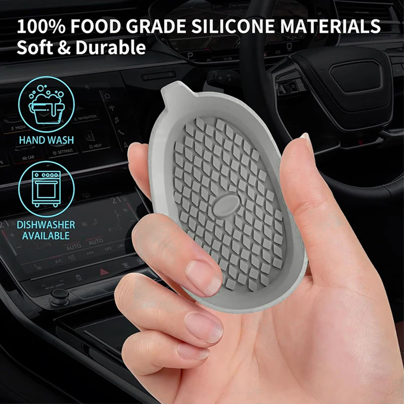 SEAMETAL Cup Shelf Silicon Cushion Silicon Gloves Round Cushion Silicon Anti-Slip Car Cushion Car Anti Scratch Silicone Coaster