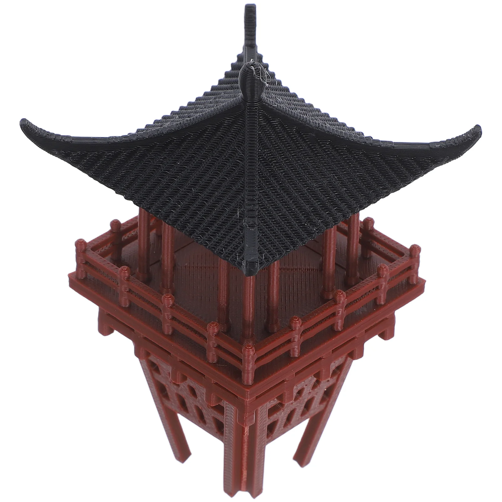 

Miniature Chinese Pavilion Traditional Zen Bonsai Ornament Micro Landscape Decoration Fairy Garden Aquarium Home Decor