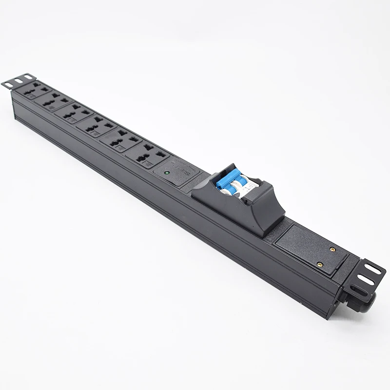 Metal PDU Cabinet Power Strip high-power socket 16A 4000W 32A 8000W air conditioning industrial wiring board without cable