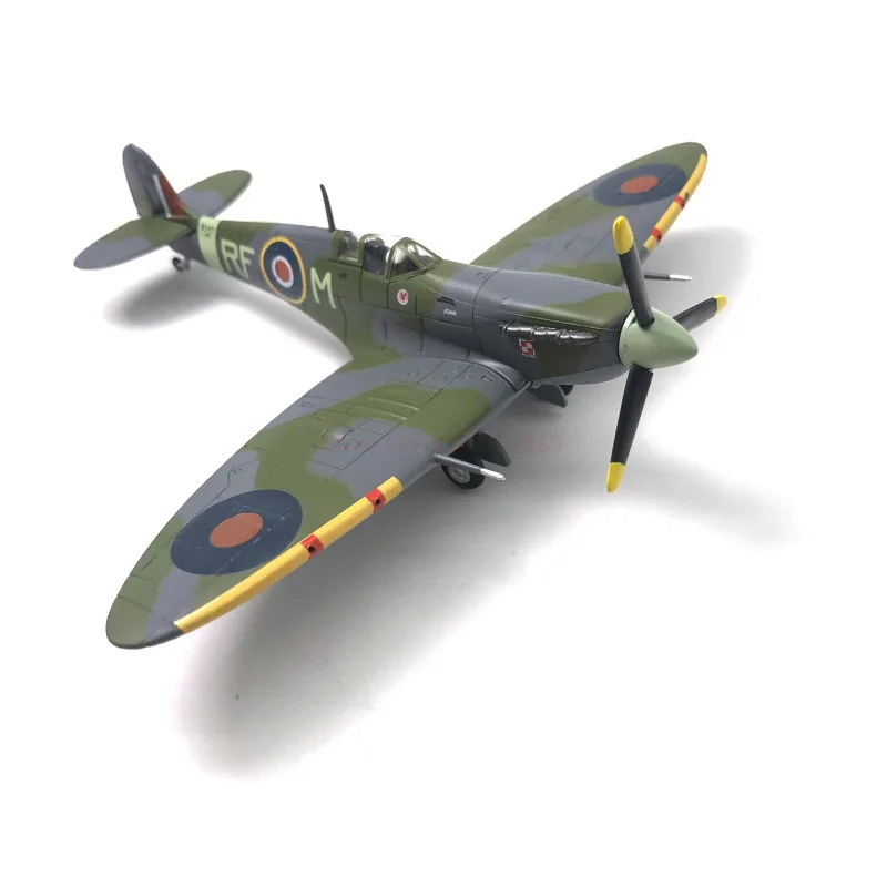 1: 72 Ns Model World War Ii Spitfire Fighter Simulation Alloy Fighter Model Finished Decoration Airplane Boy Toy Christmas Gift