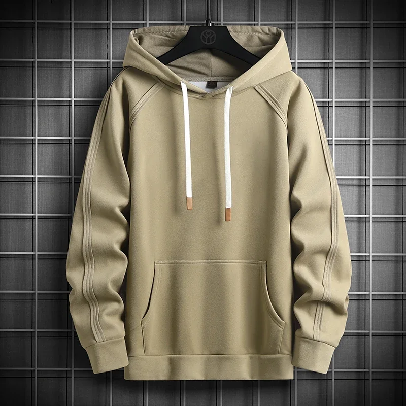 

LIBIELIY Autumn Cotton Hooded Hoodies Men Loose Hip Hop Streetwear Sweatshirts Male Solid Casual Pullover Hoodie Sweatshirt 65%