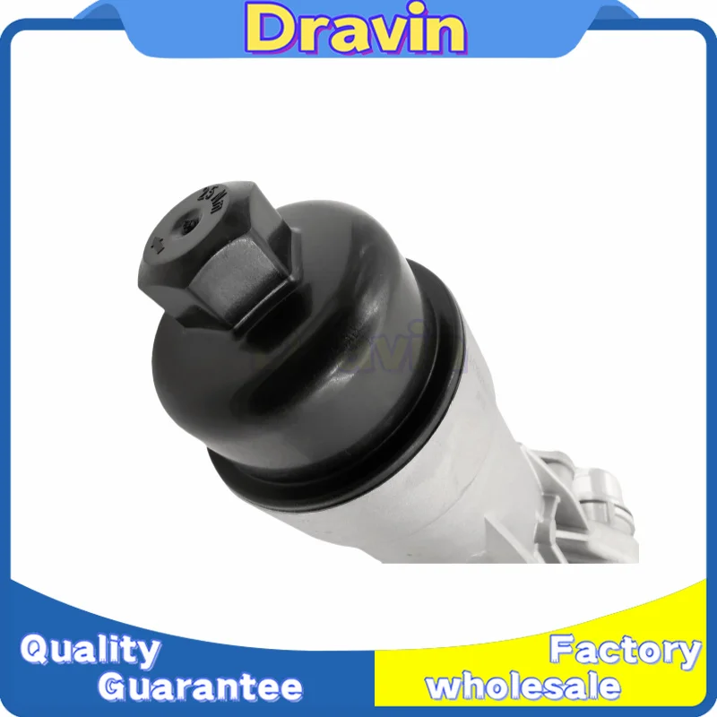 مبيت فلتر زيت المحرك الجديد من الألومنيوم لمحرك BMW N47 B48 B47 1234567 Series E87F20F30F07F10F0 11428596283 11428576429