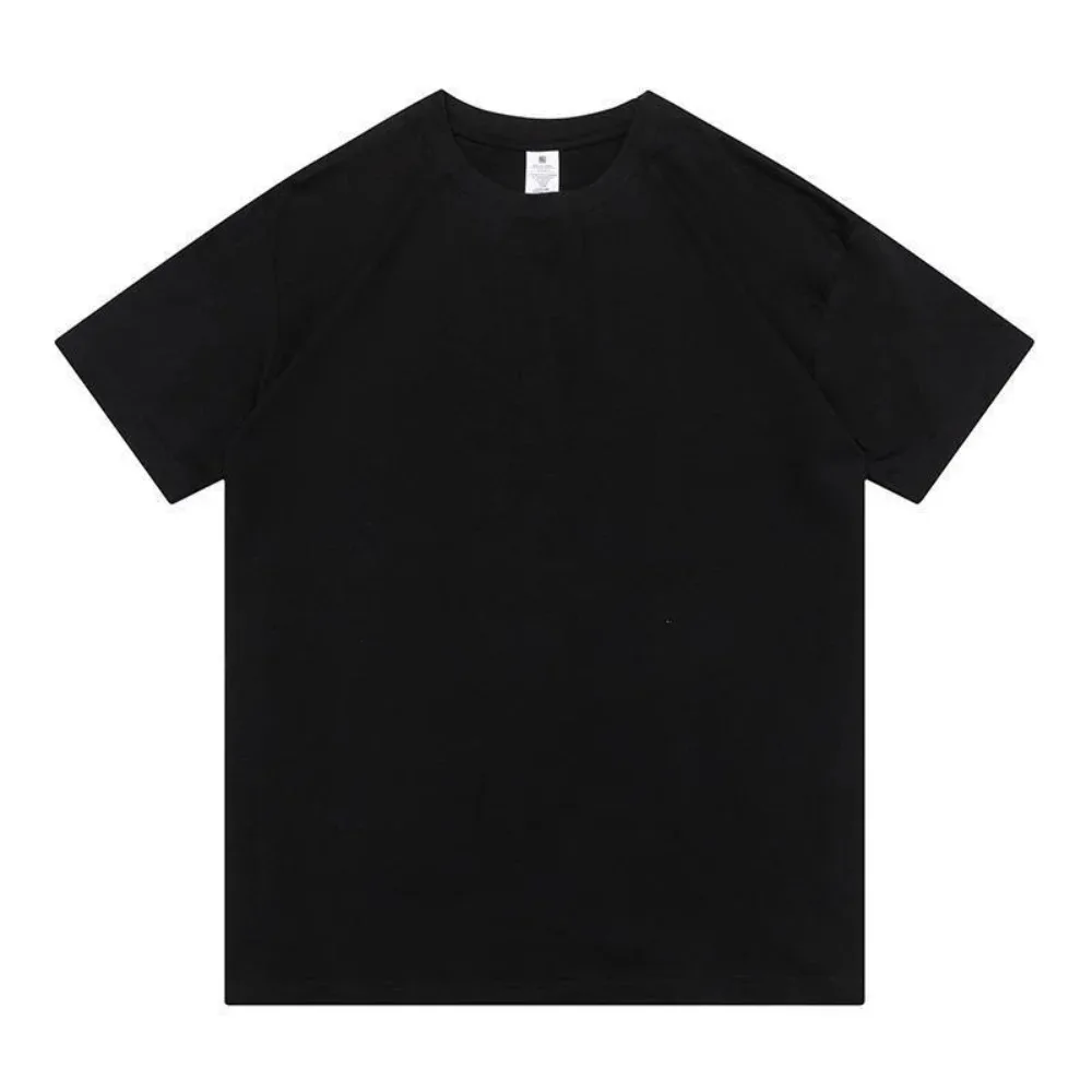 Herren halber Roll kragen pullover Kurzarm Sommer T-Shirt hochwertige lose Basic Shirt lässige Top T-Shirts T-Shirts Heiveyw weight Shirts