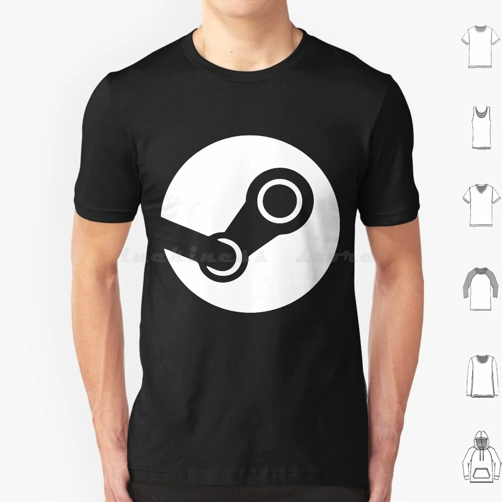 أفضل بائع شعار البخار الأساسية تي شيرت تي شيرت القطن الرجال النساء DIY طباعة البخار البخار شعار أفضل بائع الأشياء البخارية الأساسية #1