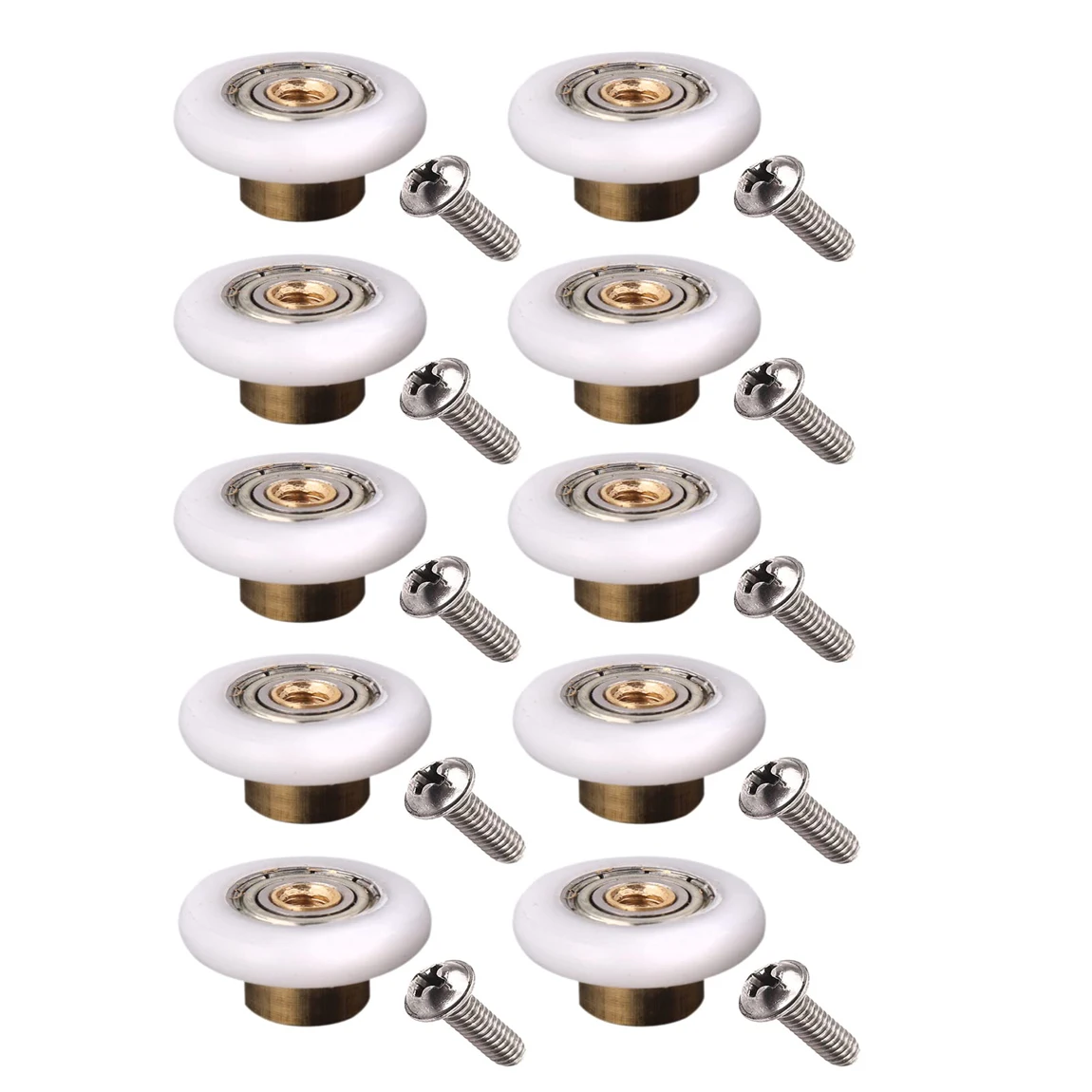 

10pcs Shower Door Rollers Pulley Bathroom Sliding Glass Wheels sliding wheels rollers Bathroom Replacement Part