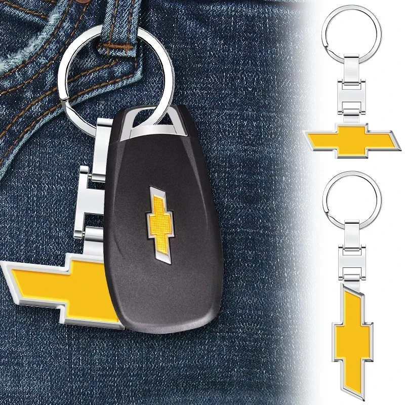 

Alloy Keyring for Chevrolet Logo Cruze Silverado AVEO V8 Captiva Lacetti Malibu Spark Sail Camaro Car Key Chain Key Decoration