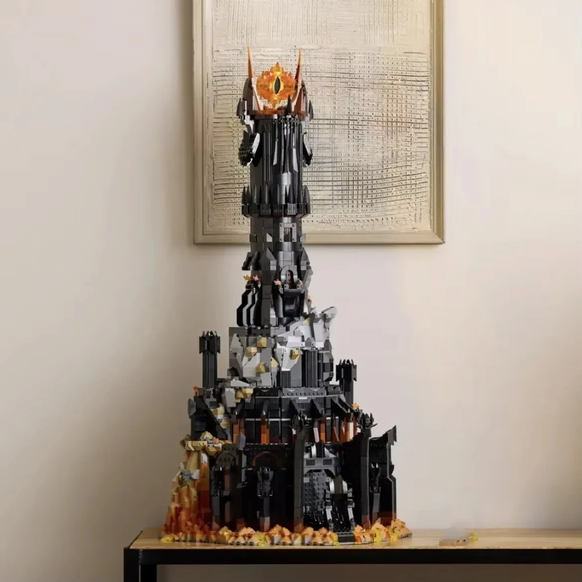 MOC Street View Building Blocks ICONS 5471pcs Dark Tower BARAD-duR High Difficulty Building Blocks Set Children Adult Toy Gift