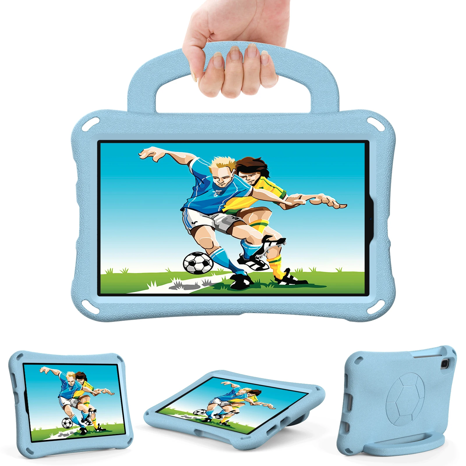 لهاتف Samsung Galaxy Tab A7 Lite 8.7 بوصة / Tab A9 / Tab A 8.0 (2019) SM-T290 (Wi-Fi) / SM-T295 (LTE) حافظة صلبة بمسند تابلت C