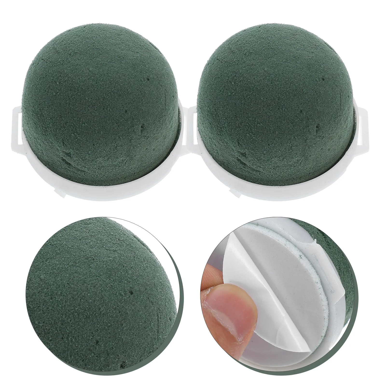 12Pcs Mini Floral Foam Round Holders Stable Base for DIY Flower Arrangements Wedding Table Centerpiece Floral Craft Supplies