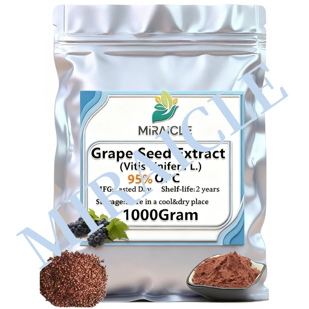 Customized Fast Shipping 95% OPC Grape Extract Out Packing Aluminum Foil Bag