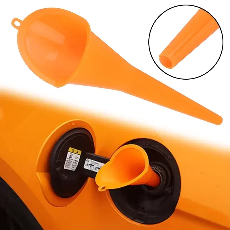 

1/3/5pcs Car Refueling Longer Funnel Long Stem Auto Oil Funnels Anti-splash Car Motorcycle Gasoline Oil Fuel Filling Repair Tool