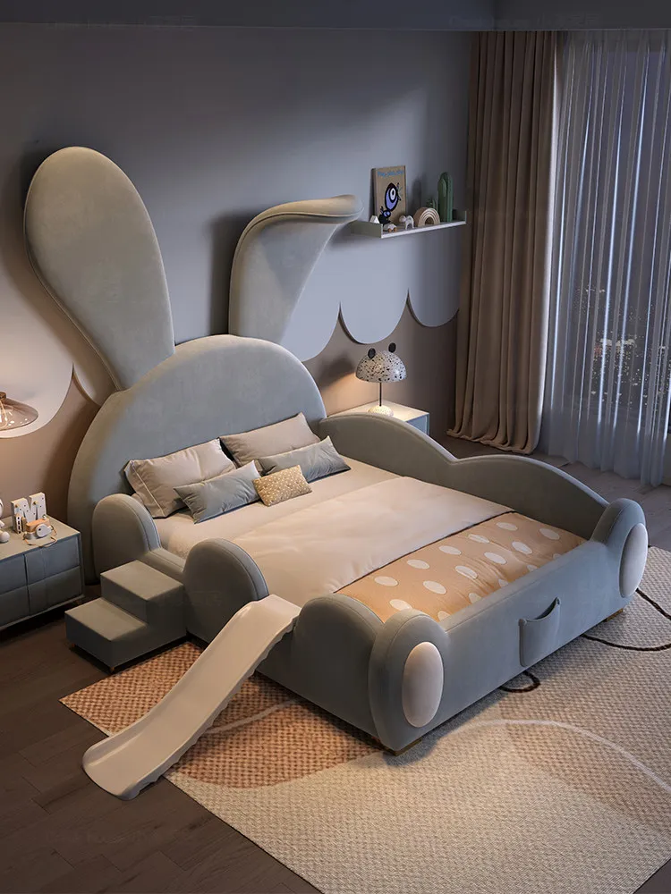

*Modern Children's - Girl's , Powder-painted with Slide, with Ladder, Children's with Storage High-quality