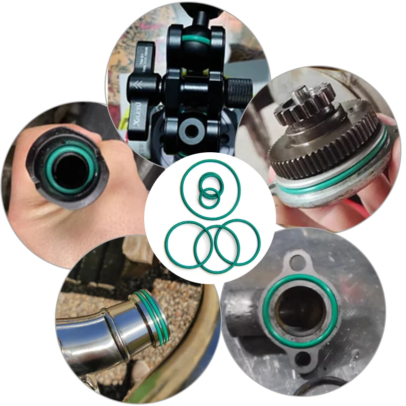 10/50pcs FKM O Ring Seal ปะเก็น CS 1.5 มม.OD5 ~ 50 มม.น้ํามันกรดด่างทน O-Ring Fluororubber ยางซีลปะเก็น