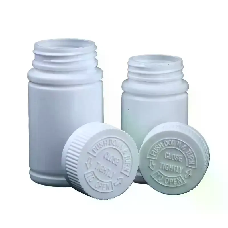 Vials 10pcs 20 225ml Pill Tablet Capsule Solid Powder Portable Containers Plastic Hdpe White Empty Seal Bottles