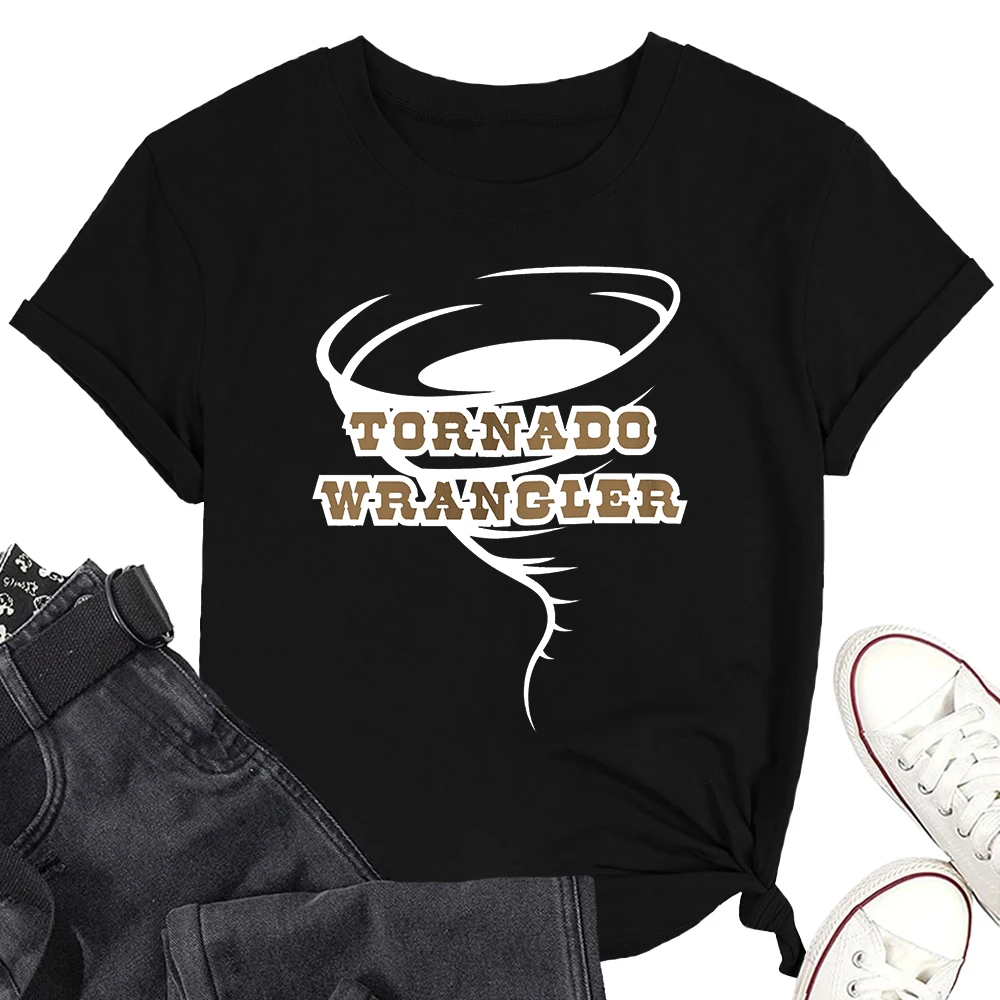 Twisters Tornado Wrangler Short Sleeve T-shirt Men/Women Fans Gift Casual Tee High Quality Shirts