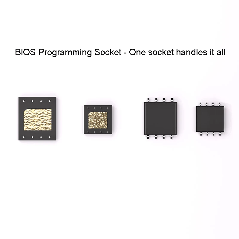 XZZ WSON8 SOP8 Universale 4 IN 1 BIOS Burn Adattatore Presa BIOS Burning Seat Patch universale 6x8 5x6MM