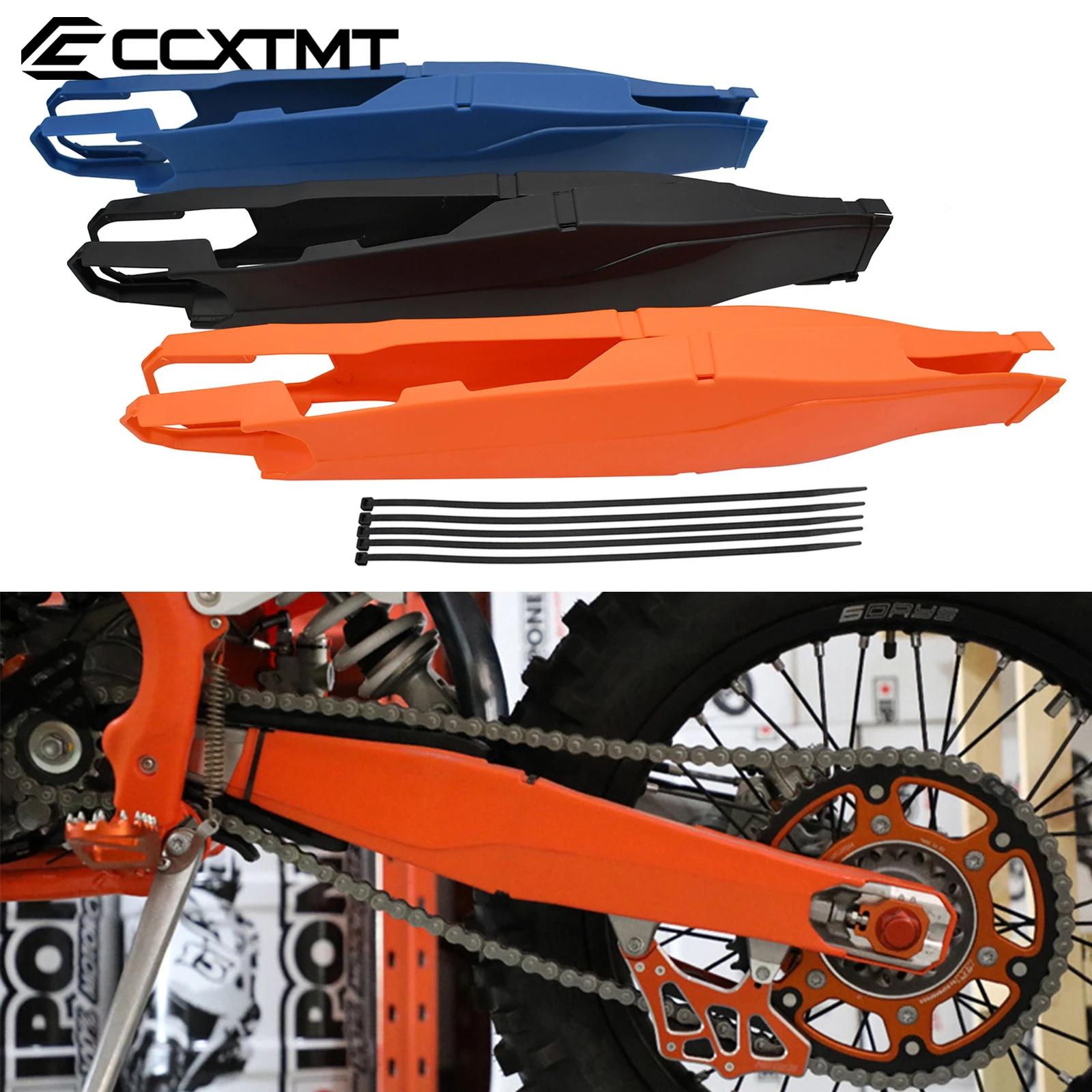 Cubierta de protección del brazo oscilante del basculante de la motocicleta para KTM XCW XCWF EXC EXCF para Husqvarna TC FC TE FE 125 250 300 350 400 450 500