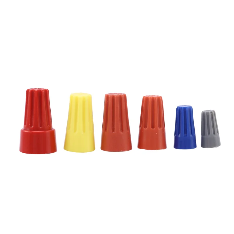 ABGE-316Pcs 5 Colors Electrical Wire Connector Twist-On Screw Terminal Spring Inserted Nuts Caps Assortment Set