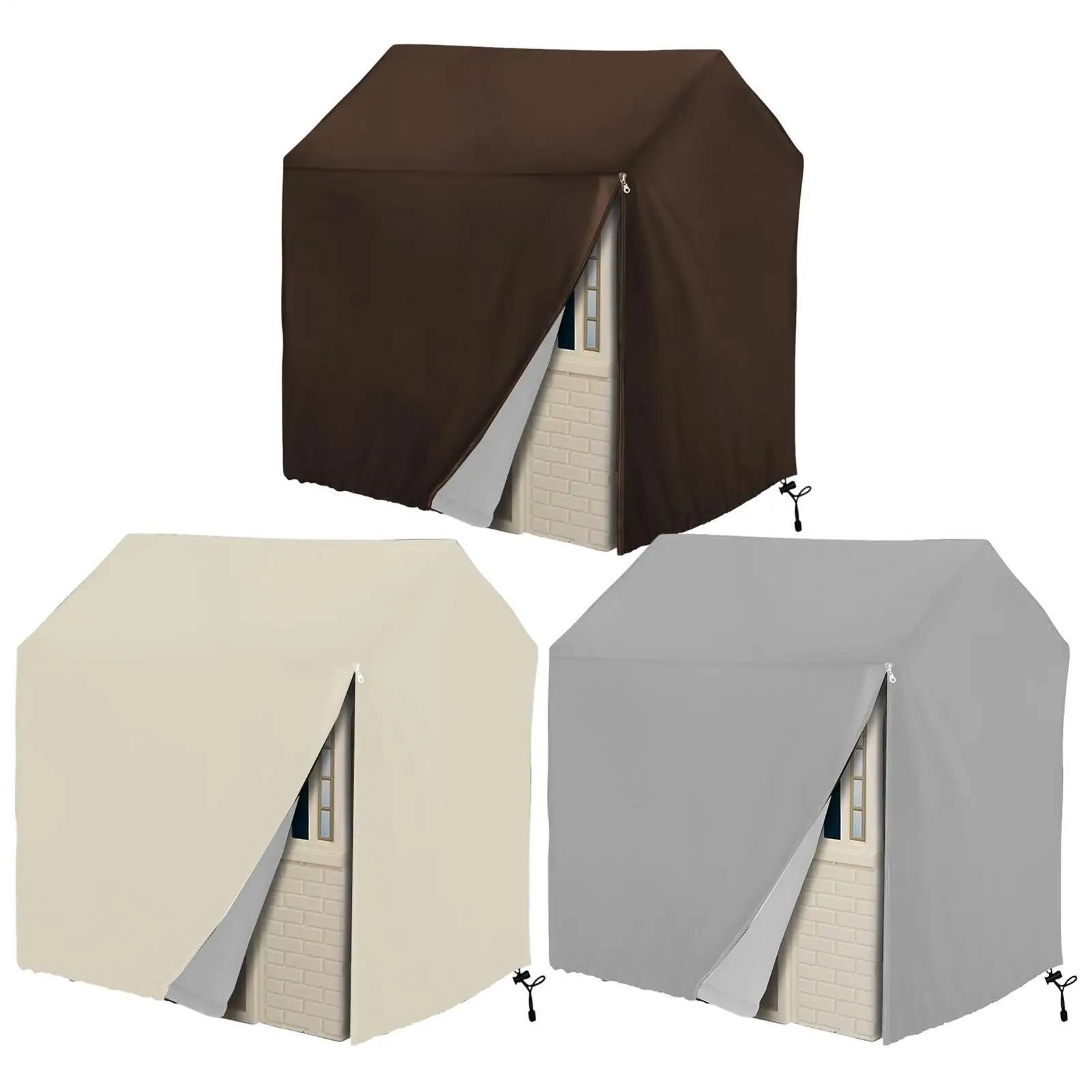 

Weatherproof Playhouse Cover 210d Oxford Fabric Outdoor Game House Cover With Drawstring Closure Game House Accessories
