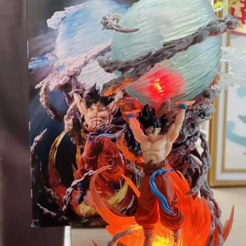 

Anime Character Super Power Energy Sphere Figure, LED Light Up Collectible Statue, Home/Office Desk Decor, Creative Birthday Gif