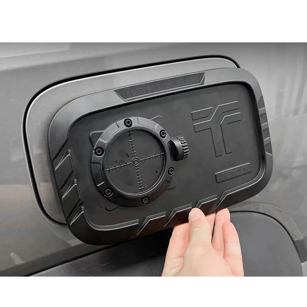 

Mech Fuel Tank Cover Protective Cover For Chery Jetour Traveler T2 2023-2025 Exterior Modification Accessories Fuel Tank Cover