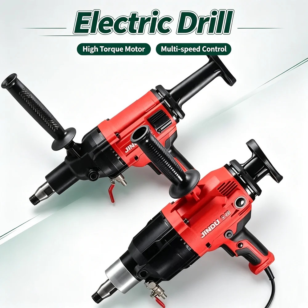 Tungfull Heavy Duty Electric Drill Mixer (9120/6166) for Concrete Paint Mixing And Drilling - Construction Power Tool