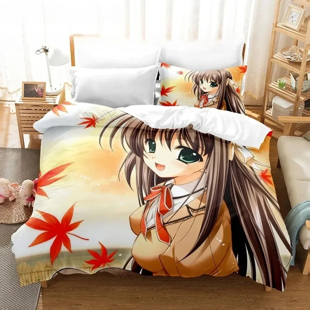 Anime Yae Sakura Character Bedding Set Bedroom Soft Modern Bedspreads Comefortable Kids Duvet Cover Quilt Cover And Pillowcase