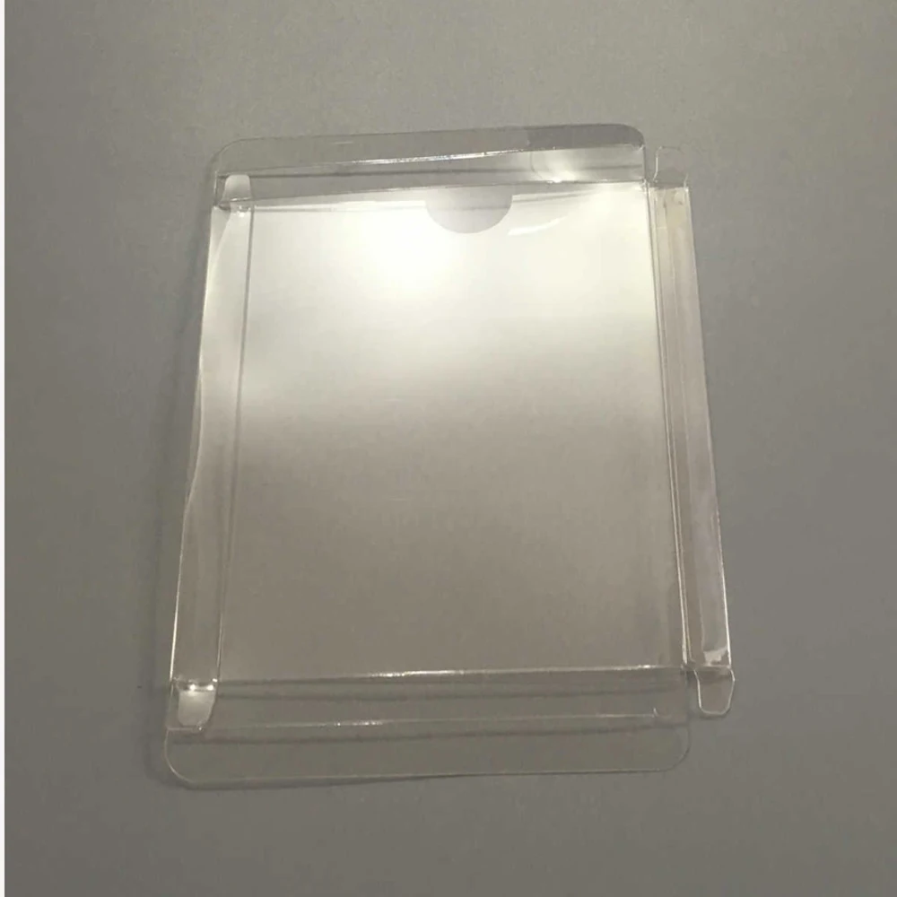 Clear transparent box For PS1 for sega dreamcast DC SS game card  collection display   storage 1CD PET  protective box