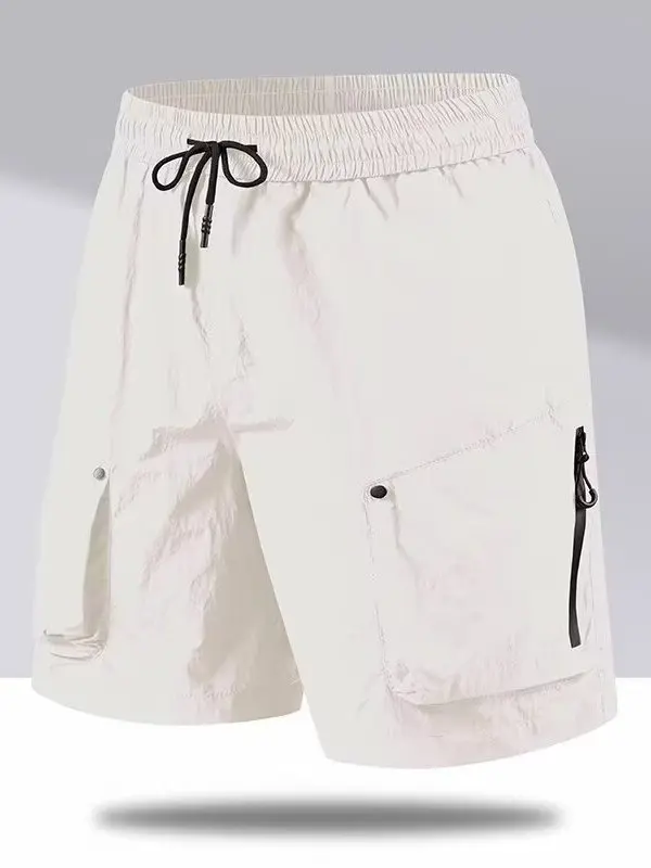 

Men's Summer Outdoor Workwear ort Pants Ice Silk Qui Dry Lightweight Casual Loose Fit Straight Leg Breathable orts