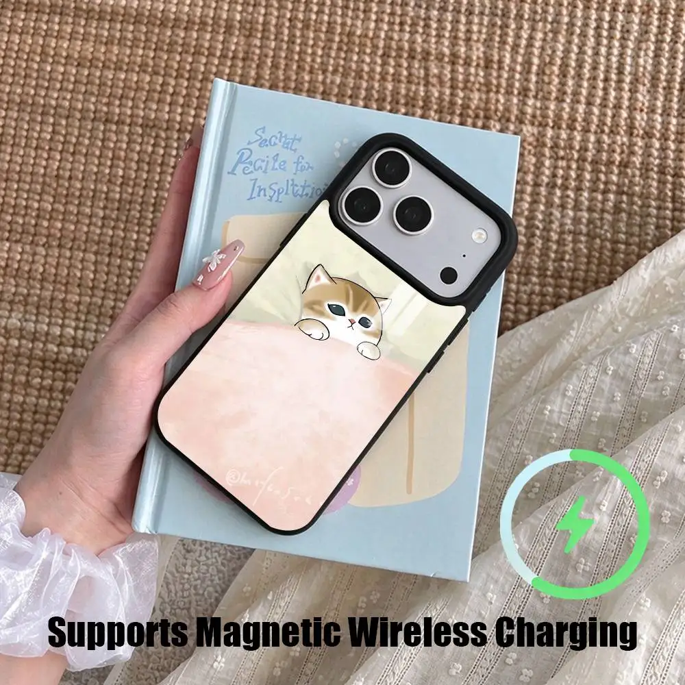 Popular Cute Mofusands gift Phone Case For iPhone18,17,16,15,14,13,12,11 Plus,Pro Supports Magnetic Wireless Charging 6