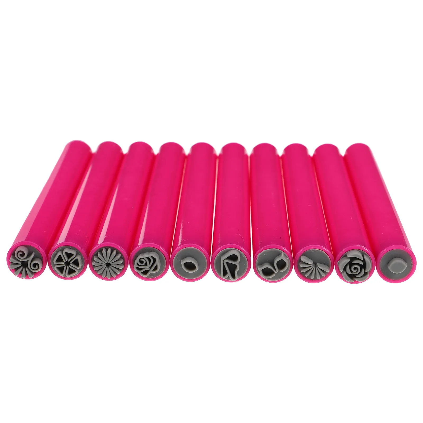 10Pcs Nail Art Stamping Pen Set Exquisite Patterns Longlasting Durability Easy Use for Home Salon Manicure Nail Stamper Tools