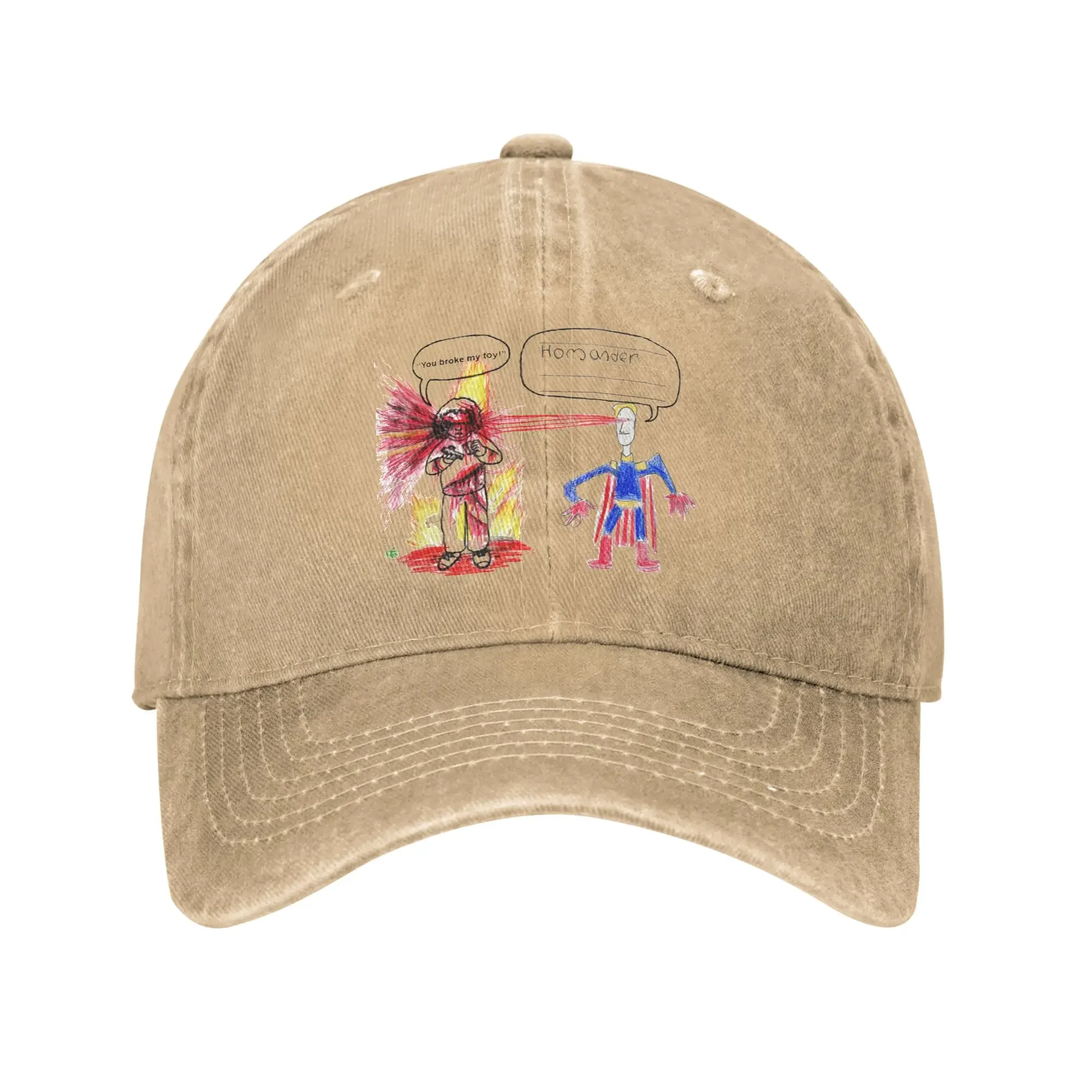 New Vintage The Boys Im The Artist That Originally Made Homander Baseball Cap Men Women Distressed Denim Sun Cap Gift Caps Hat
