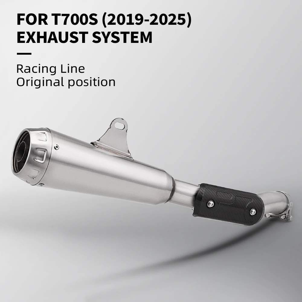 

Выхлопная труба (глушитель) для мотоциклов Tenere 700 (2019-2025), T7, T700, XTZ 690, высокопозиционная, с функцией Slip-on