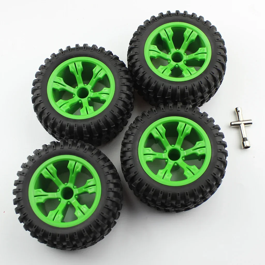 

1:12 Off-Road Car Wheel Rims RC Rubber Car Tires for WLtoys 12428 WLtoys 12427 RC Toy Accessory