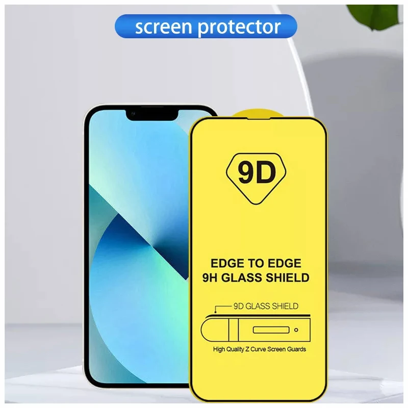 For iphone 15 14 pro max Screen Protector For iphone 13 12 11 X XS 8 Plus Pro Max Mini 9D Tempered Glass For iphone 15pro max