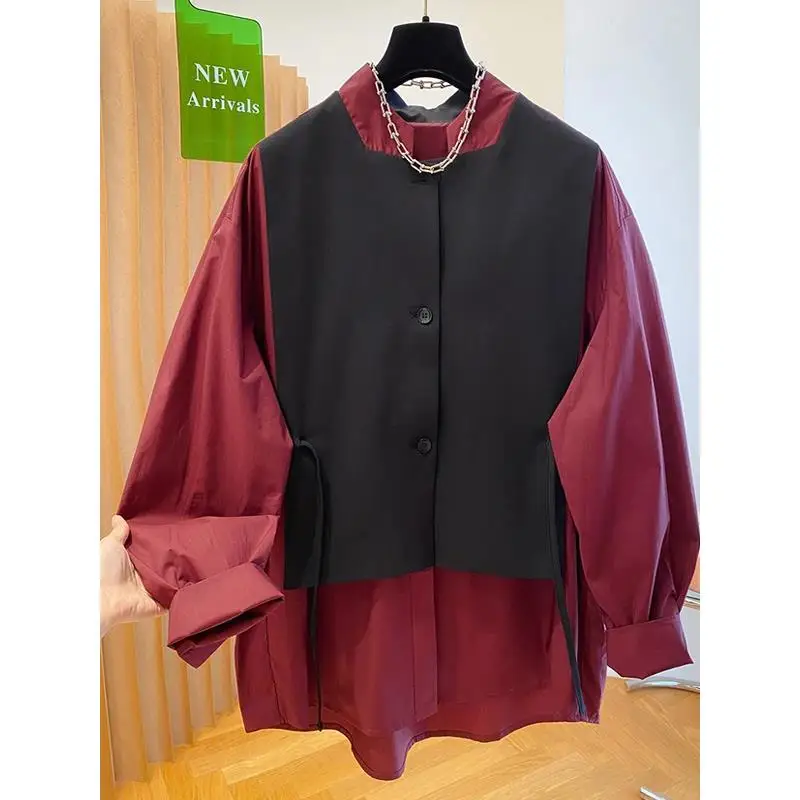 

Loose Faionable Large Size Long Sve Sun Protection irt ex Spring Autumn New Sle Casual irt Youth ular Trend