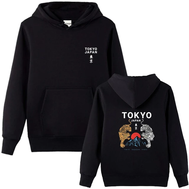 Tiger Hoodie Japanese Tokyo Back Print Men s Clothing Gang Gifts Tops Cotton Sweatshirt For Men Pullover Streetwear Unisex Coat AliExpress