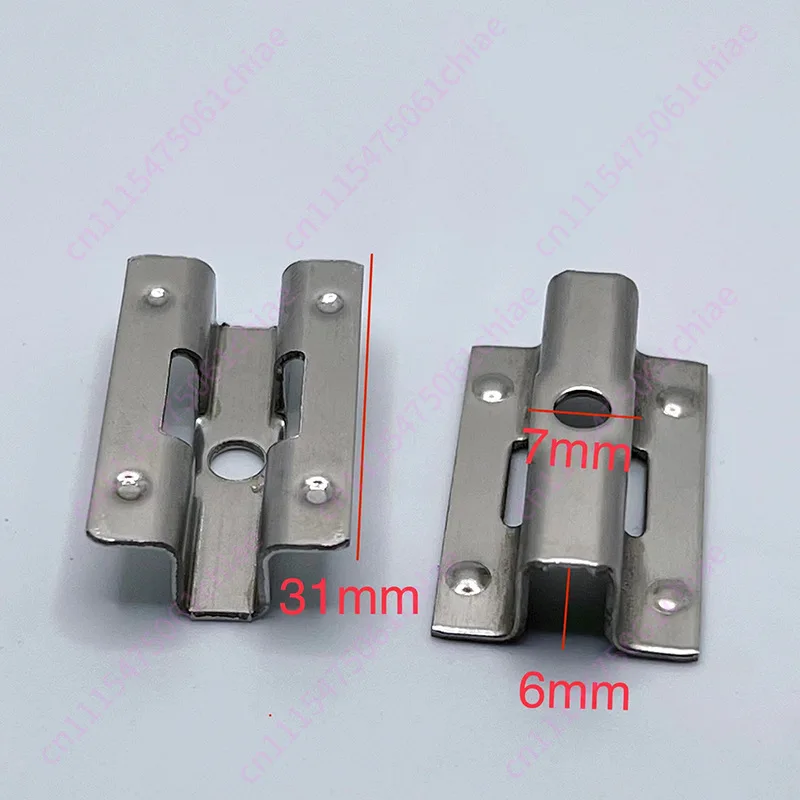 200Pcs Stainless Steel Invisible Exterior Composite Deck U Shaped Clip Bracket Fastener Flooring WPC Panel