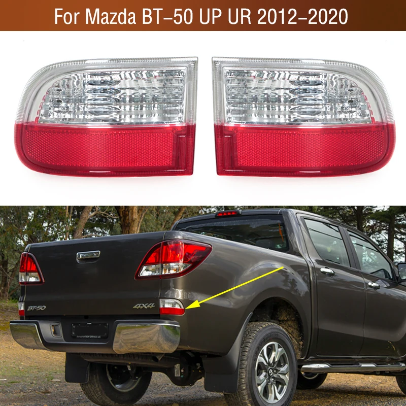 

Car Rear Bumper Reflector Lights For Mazda BT50 BT-50 UP UR 2012-2020 Tail Fog Signal Lamp No Bulb