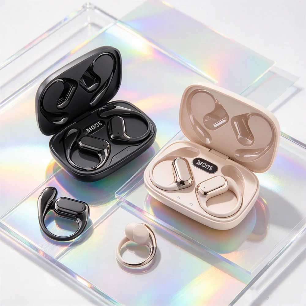 TWS Wireless Headset Bluetooth Earphones Adopt Refined Acoustic Tuning Lightweight Frame Easy Pairing for Audio