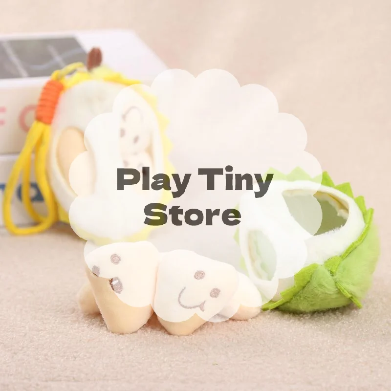 

1Pcs Detachable Plush Durian Doll Toy Keychain, Perfect Car Accessory and School Bag Decor, Children's Gift.