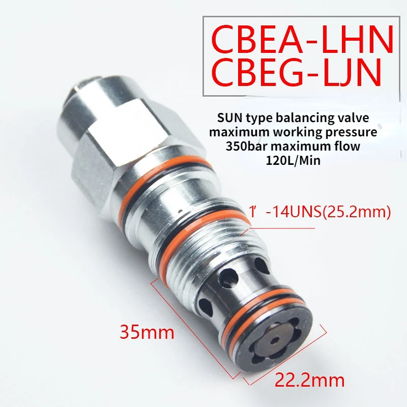 

SUN type counterbalance valve counterbalance valve CBEA CBEG LHN LJN CBA-T02-L1RN L3RN