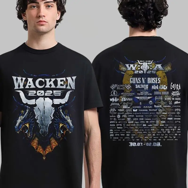 

Wacken Open Air Festival Conncert 2025 Tour Inspired T-Shirt