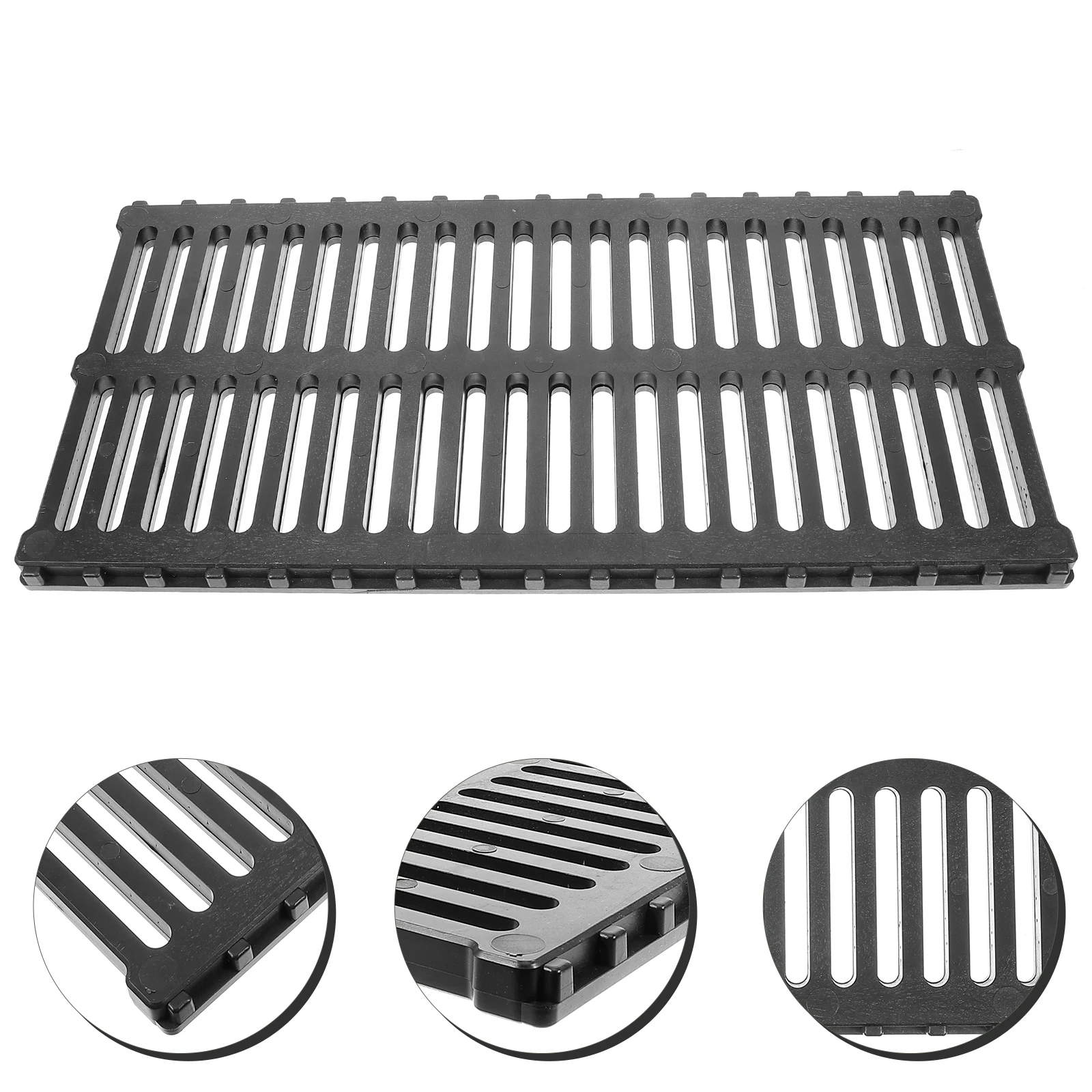 

Effective Drain Age Grate Plastic Trench Cover Replaceable Sewer Accessory for Tree Branches and Debris Prevention