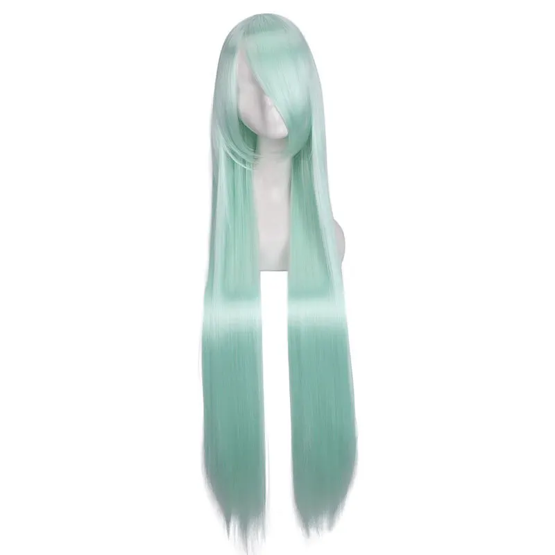 Y2K Anime The Seven Deadly Sins Cosplay Wigs Elizabeth Liones Wig Long Green Straight Women Synthetic Hair