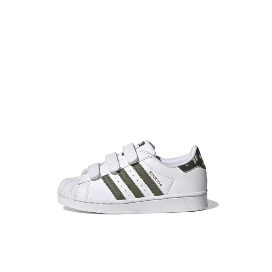 Adidas Originals superstar Zapatos informales bajos, antideslizantes, con absorción de impactos, resistentes al desgaste, cómodos y ligeros, color blanco