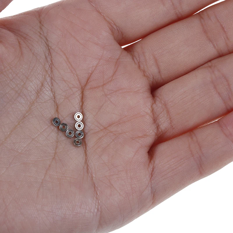 

10pcs/set New 681ZZ Miniature Ball Bearings Metal Open Micro Bearing 1x3x1mm