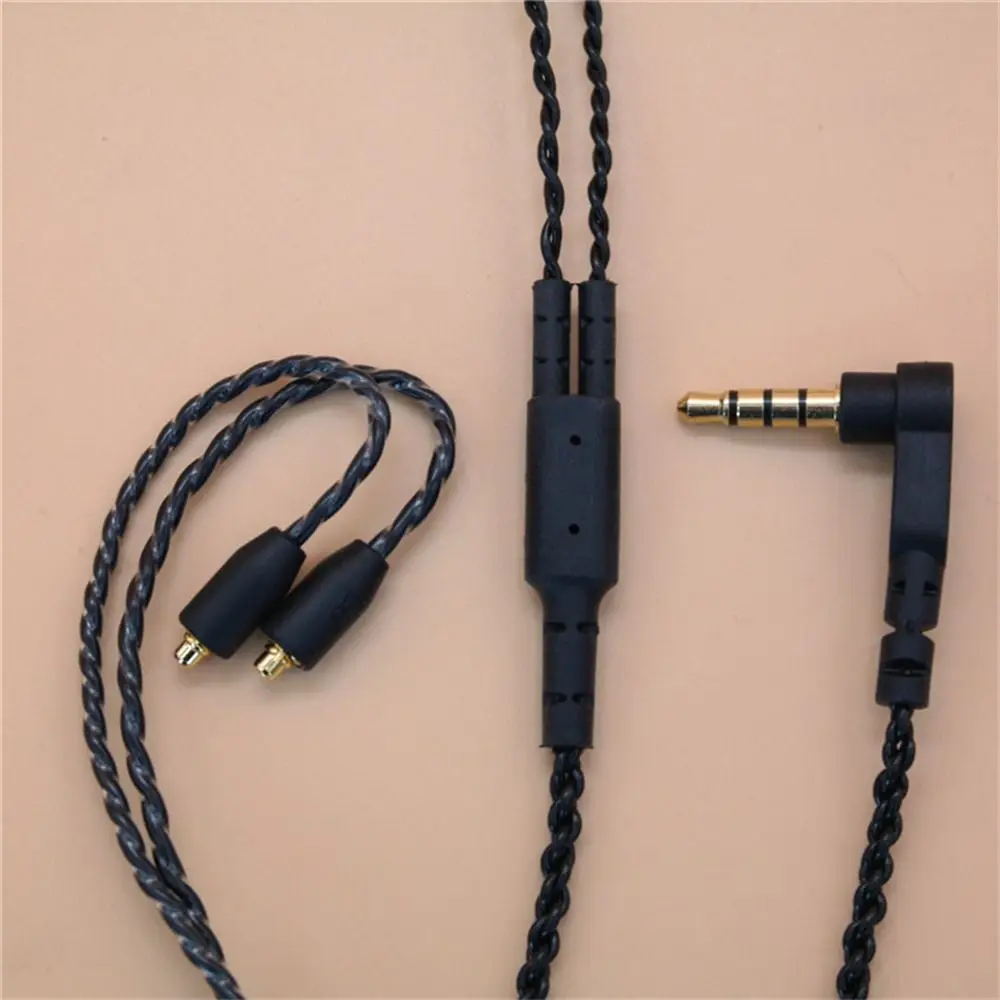 

3.5mm MMCX Headphones Cable Upgrade Metal Earphone Cable Replacement Detachable Light-weight MMCX Audio Cable