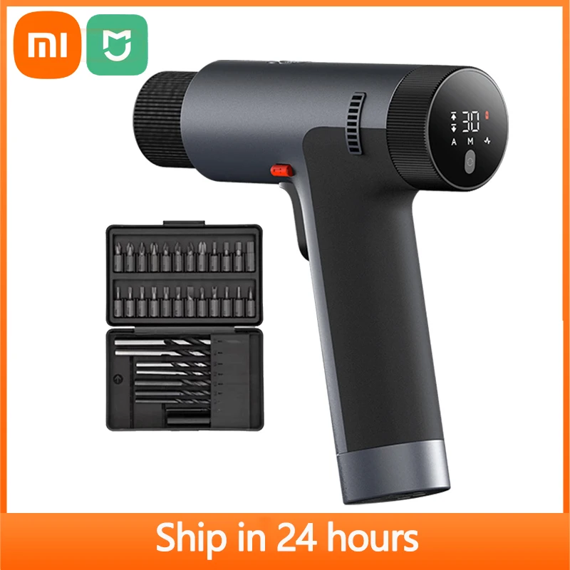 Xiaomi Mijia Brushless Electric Drill Screwdriver Smart Home Power Tool Type-C Rechargeable Multi-functional Cordless Drill